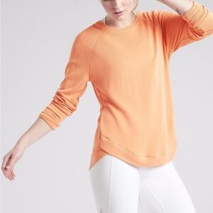 Athleta Serene Mindset Sweatshirt Sunrise